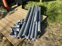 PVC-rör, diameter 75, 110