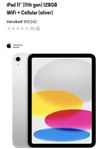 Oöppnad Apple iPad 11th gen 5G 128gb