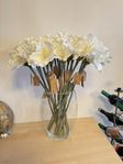 Konstgjorda blommor vit