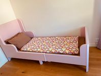 IKEA BUSUNGE Växasäng, rösa, 80x200 cm