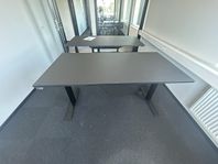 4 st Elektriskt höj/sänkbart svart skrivbord nu 160x80