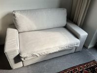 Grå bäddsoffa från IKEA