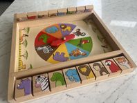 Giraff, bilbana och spel