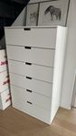 Bytå Nordli från IKEA, 6 lådor, b80 h144 d47