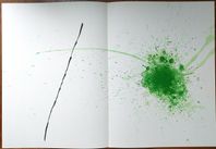 Joan MIRO Litografi "Composition with green and black", 1971