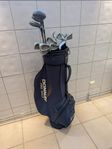 Golfset med vagn, nybörjar/dam-set