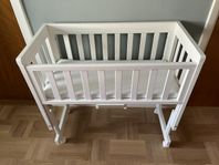 Troll bedside crib minisäng/vagga +madrass & spjälskydd