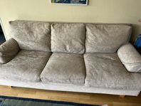 3-sitsig soffa med lösa kuddar