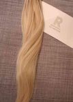 Äkta nail hair keratin slingor 100 stycken blond mix 