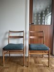 2 st teak- stolar