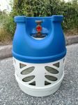 Gasoltub Primagaz Pk5; kompositflaska med 5kg gasol.