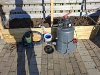 azuro filter och pump med klordispenser