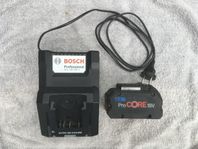 Bosch Procore batteri 8Ah och snabbladdare med insticksmodul
