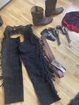 cowboy set, Boots, Chaps mm