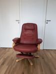 Fotölj Stressless i skinn 