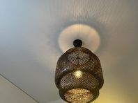 BRUN BAMBU LAMPA 