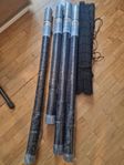 Persiener/jalusier i bamboo. svarta