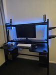 fredde datorbord med belysning