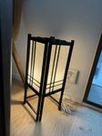 Vintage Japanese lamp Shoji rice paper
