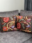 2ST KUDDFODRAL/TYG FRÅN SVENSKT TENN/ JOSEF FRANK/ MIRAKEL 