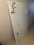 VEMUND Whiteboard-/magnettavla, vit, 140X90 cm