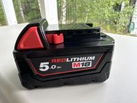 milwaukee batteri 5Ah, NYTT