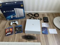 Playstation 4 Pro med Samsung 870 EVO SSD