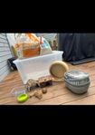 Hamster & Hamsterbur med tillbehör