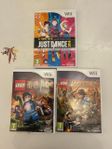 3 spel till Nintendo wii