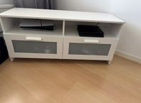 Vit TV-bänk IKEA Brimnes 120 cm