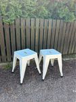 Cool pallar metall industrial patina stapelbar sittpall stol