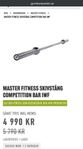 Competition skivstång - IWF/tyngdlyftning