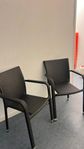 2 st Exxent utestolar – för utomhusbruk