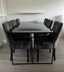 glas bord 178x90cm 
