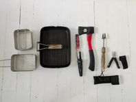 Camping Gear - yxa, kniv och mer.