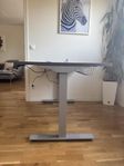 Stilrent ROL ERGO, höj- och sänkbart elskrivbord i vitt