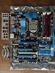 Moderkort med CPU och RAM