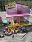 Shopkins hus med massor med saker till 