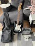 El gitarr och förstärkare