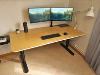Skrivbord IKEA, höj- och sänkbart, 160x80 cm