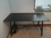Utespelare black gaming desk 160x80 cm