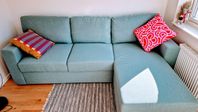 3-sits bäddsoffa med schäslong