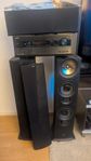 Kef i90 golv, JBL center onkyo TX-SR608