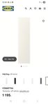 Täcksida Bodbyn/Förbättra Ikea 62x240 bortskänkes