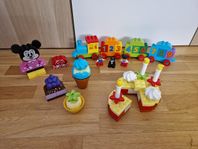 Lego - Duplo - siffer tåg, tårta, mimmi