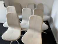 8 kontorsstolar IKEA Långfjäll hög rygg