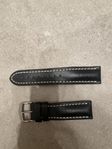 Klockarmband vattentätt och reptåligt svart 22mm