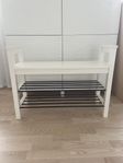 HEMNES Bänk med skoförvaring