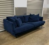 3-sits soffa Harper Mio (som ny!) marinblå 