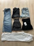 jeansshorts, jeanskjol, kjol, linnebyxor